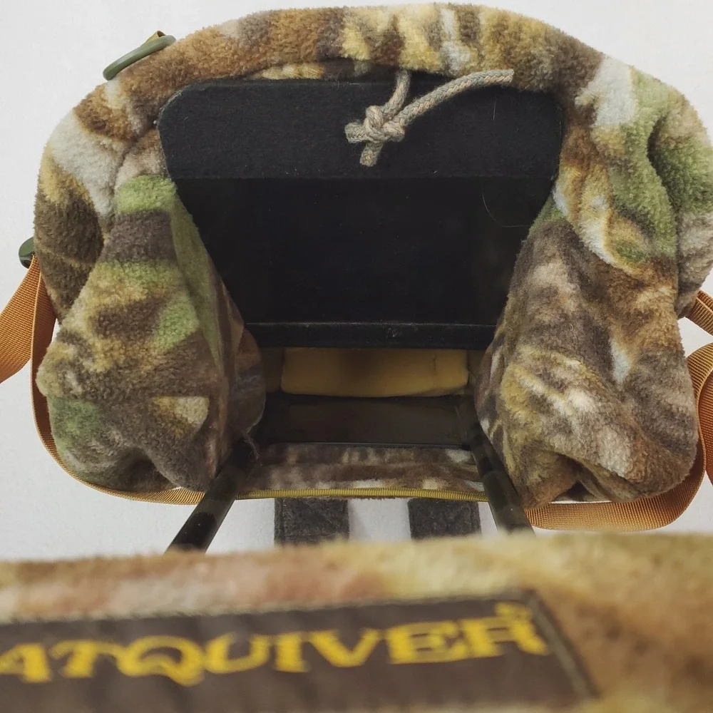 Vintage Rancho Safari Catquiver Fleece Backpack Bag Quiver Camo Bow Hunting